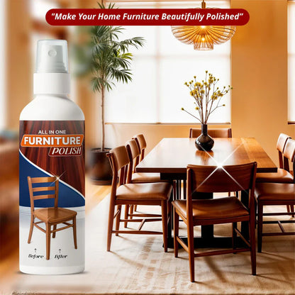 Natural Beeswax Spray Furniture Polish and Cleaner Spray (Pack of 3)