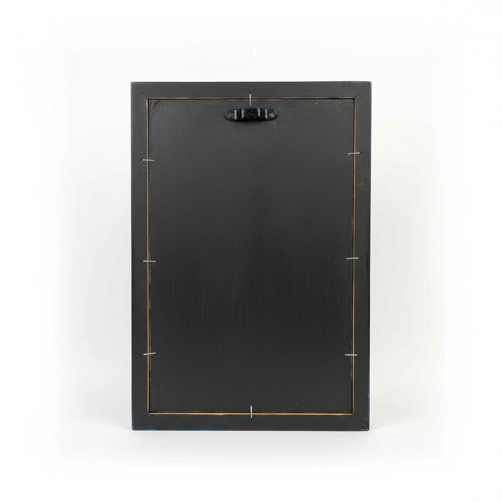 Blue Handpainted Wooden Wall Frame