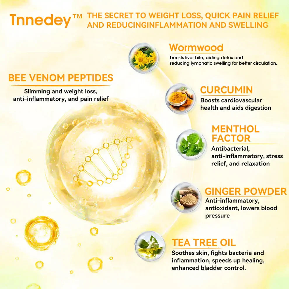 Bee Venom Lymphatic Drainage & Slimming Foot Patches 🌿👣